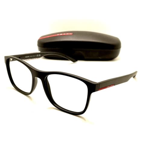 Prada Vps 08G UR8 1O1 Black Eyeglasses Frame RX 52